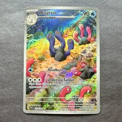 Pokemon Wugtrio 224/091 SV Paldean Fates Holo Illustration Rare Stage 1 English - Image 1