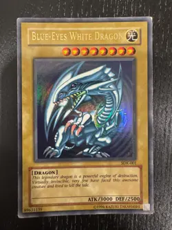 Yugioh Blue-Eyes White Dragon SDK-001 Ultra Rare Unlimited LP - Image 2