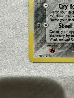 Skarmory 55/113 Delta Species Reverse Holo 2005 Pokemon TCG 70 HP Uncommon - Image 2