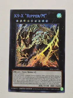 K9-X "Ripper/M" BPRO-ENSP1 Secret Rare Yugioh OTS Limited Edition Burst Protocol - Image 1