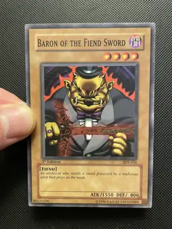Baron of the Fiend Sword - SDY-036 - Common - 1st Edition NA English Vintage - Image 4