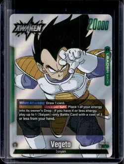 Dragon Ball Super Fusion World Vegeta Manga Booster Alt Art #FB04-051 - Image 1