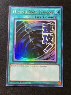 Mystical Space Typhoon 1st Edition [NM] Ultra Rare RA05-EN112 Yu-Gi-Oh! - Image 1
