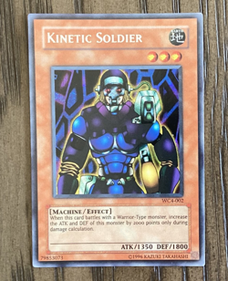 Yugioh Kinetic Soldier WC4-002 Vintage 1996 - Image 1
