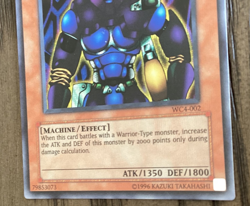 Yugioh Kinetic Soldier WC4-002 Vintage 1996 - Image 5