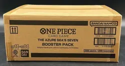 One Piece OP-14 The Azure Sea's Seven 12 BOX BOOSTER BOX CASE Sealed 8x CASE LOT - Image 1