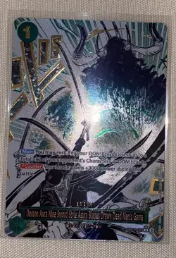 Demon Aura Nine Sword Style Asura Blades Drawn Dead Man's Game Alt Art OP12-037 - Image 1
