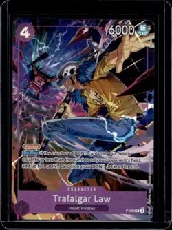 2022 One Piece Illustration Box Vol. 6 Trafalgar Law Promo Foil #P-093 - Image 1