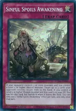 1x Sinful Spoils Awakening - 1st Edition NM Eng YuGiOh - Supreme Darkness - Image 1