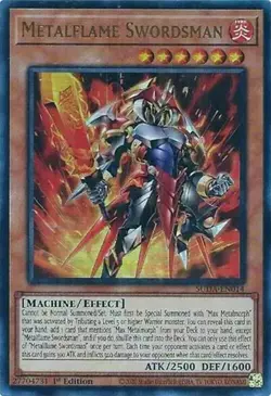 1x Metalflame Swordsman - 1st Edition NM Eng YuGiOh - Supreme Darkness - Image 1