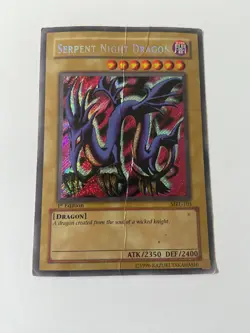 Yugioh Serpent Night Dragon MRL-103 Original Print DMG - 1ST EDITION Secret Rare - Image 1