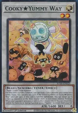 1x CookyYummy Way (Super Rare) - 1st Edition NM Eng YuGiOh - Justice Hunters - Image 1