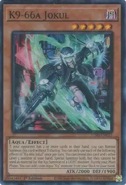 1x K9-66a Jokul - 1st Edition NM Eng YuGiOh - Justice Hunters - Image 1