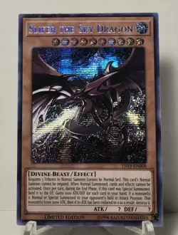 Slifer the Sky Dragon TN19-EN008 Secret Rare Limited Edition Yugioh TCG NM/M - Image 1
