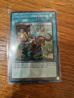 That Grass Looks Greener Yugioh Secret Rare RA03-EN063 - Image 1
