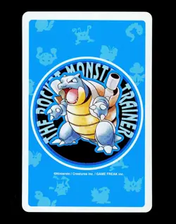 Pokemon TANGELA Japanese BLUE Blastoise Deck 4 of Spades POKER Card #114 - MINT - Image 2