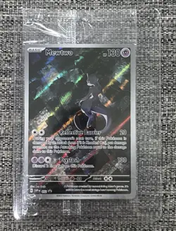 Sealed Mewtwo 052 Pokemon Scarlet & Violet Black Star Promo Card - Image 1