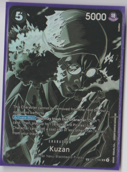 One Piece Card Game - Kuzan - SP Alt Art - SR - OP10-082 - NM - Black - English - Image 1