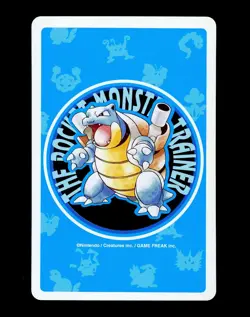 1998 Pokemon GOLBAT Japanese BLUE Blastoise Deck 3 of Spades POKER Card #42 MINT - Image 2