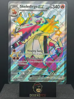 Skeledirge EX 081 Scarlet and Violet Black Star Promo Jumbo Card Holo - Image 1