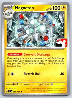 Magneton - Prize Pack Series 059/191 Uncommon Pokemon Card NM - Image 1