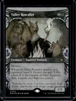 2024 Magic MTG Bloomburrow Valley Rotcaller Foil #313 - Image 1