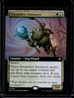 2024 Magic MTG Bloomburrow Dreamdew Entrancer Foil #365 - Image 1