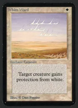 ***Alpha White Ward*** MTG Alpha Magic Kid Icarus - Image 1