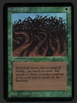 ***Alpha Wall of Wood*** MTG Alpha Magic Kid Icarus - Image 1
