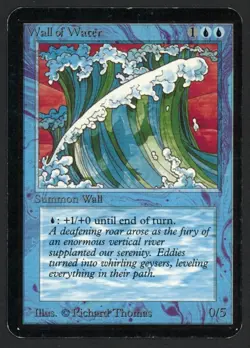 ***Alpha Wall of Water*** MTG Alpha Magic Kid Icarus - Image 1