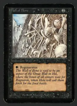 ***Alpha Wall of Bone (Ring Ding)*** MTG Alpha Magic Kid Icarus - Image 1