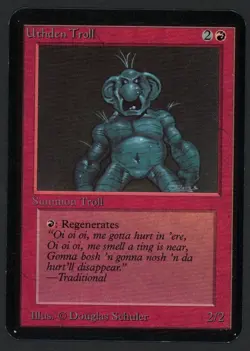 ***Alpha Uthden Troll*** MTG Alpha Magic Kid Icarus - Image 1