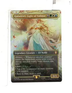 MTG SkeenAB Galadriel Light of Valinor BORDERLESS FOIL from LTC. NM. - Image 1