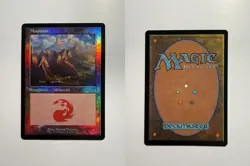 Mountain (446) (Retro Frame) 446 MTG Commander Masters Foil - Image 3