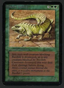 ***Alpha Thicket Basilisk*** MTG Alpha Magic Kid Icarus - Image 1