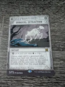 Magic MTG Surgical Extraction OTP 0019 Regular Rare - NM condition - Image 1