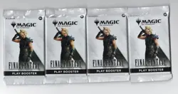 Final Fantasy Play Booster Lot of 4 Packs Magic the Gathering MTG FIN - Image 1