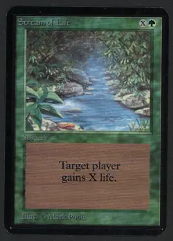 ***Alpha Stream of Life*** MTG Alpha Magic Kid Icarus - Image 1