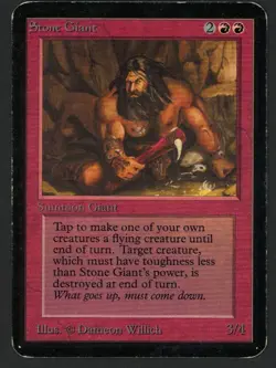 ***Alpha Stone Giant*** MTG Alpha Magic Kid Icarus - Image 1