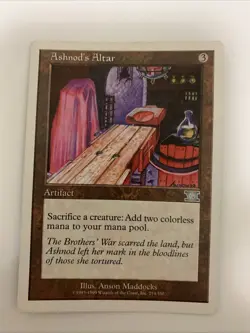 MTG LP Ashnod's Altar Core Set 6th Sixth Edition - Image 1