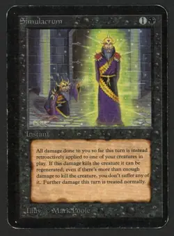 ***Alpha Simulacrum*** MTG Alpha Magic Kid Icarus - Image 1