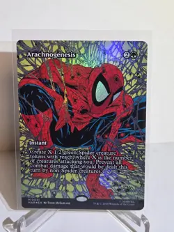 Magic Arachnogenesis (Borderless) Marvel Universe Foil #31 Spiderman - Image 1