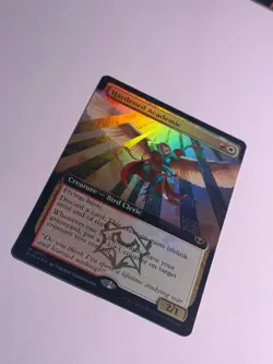 Hardened Academic Foil Extended Art Secrets of Strixhaven NM MTG - Image 2