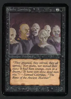 ***Alpha Scathe Zombies*** MTG Alpha Magic Kid Icarus - Image 1