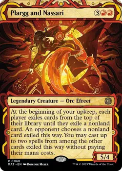 Plargg and Nassari (Showcase) Foil R March of the Machine: The Aftermath 68 NM - Image 1