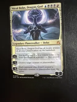 MTG - NM - Nicol Bolas, Dragon-God - WAR Of The SPARK - Image 1
