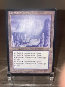 MTG Magic The Gathering Karplusan Forest Ice Age LP (B) - Image 2