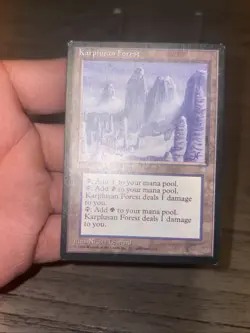 MTG Magic The Gathering Karplusan Forest Ice Age LP (B) - Image 5