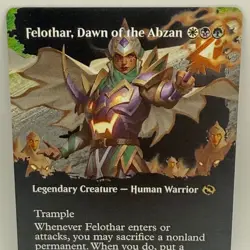Magic The Gathering Felothar Dawn of the Abzan 0358 Rare Borderless MTG Card - Image 1
