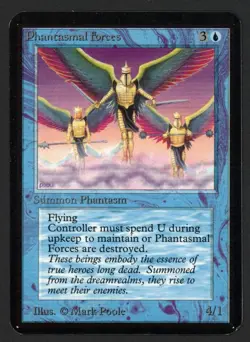 ***Alpha Phantasmal Forces*** MTG Alpha Magic Kid Icarus - Image 1